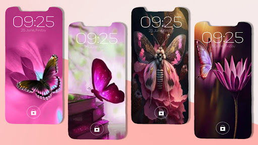 Android application Butterfly HD Wallpaper screenshort