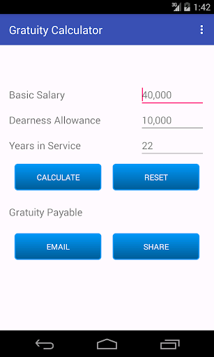 Gratuity Calculator Screen 2