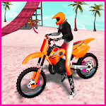 Cover Image of Descargar Moto Beach Bike Stunt Race Pro  APK