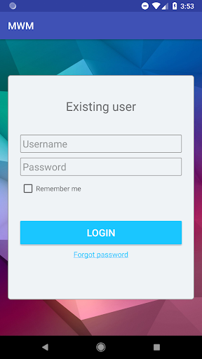 Android application MWM screenshort