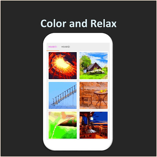 Color by Number - house Screen 3