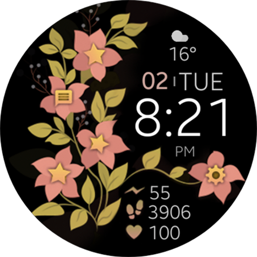 Petals Digital Watch Face logo