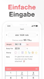 SmartDiet - Weight Tracker Screenshot