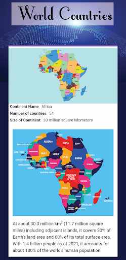 World Countries Quiz App Screen 3