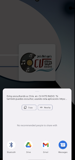 CV HITS RADIO Screen 2