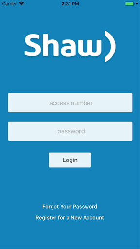 Android application Shaw IP Relay screenshort