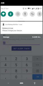 Low Battery Notifier