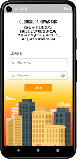 Android application Gurukrupa Niwas CHSL screenshort