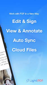 LightPDF–Edit, View & Sign PDF 1.0.1 APK + Мод (Unlimited money) за Android