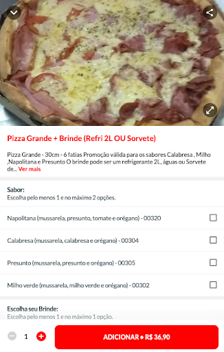 Quero Pizza Screen 3