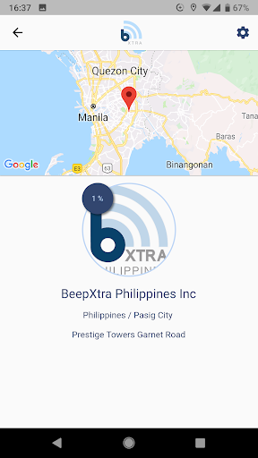 BeepXtra Client App Screen 3