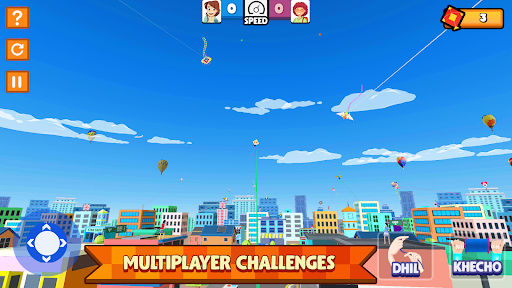 Android application Ind Vs China Multiplayer Kite screenshort