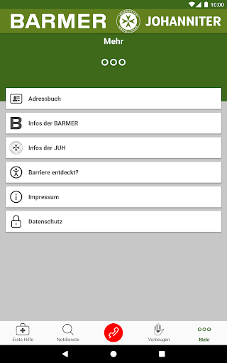 Kindernotfall-App screenshot 9