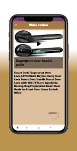 fingerprint door handle guide