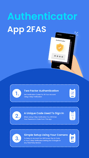 Android application Authenticator App screenshort