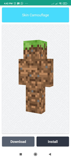 Best Skin Camouflage for MCPE - 3D View Skinpack
