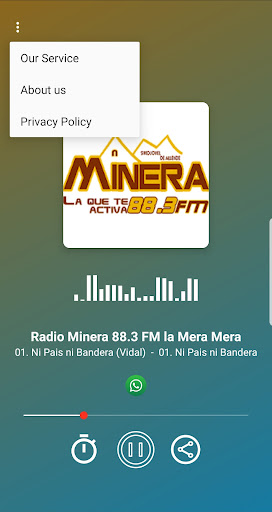 Radio Minera 88.3 FM la Mera Screen 2
