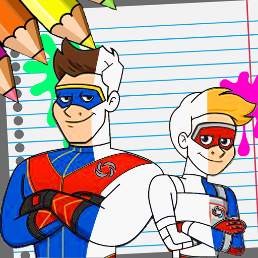 Captain Henry Danger Coloring logo