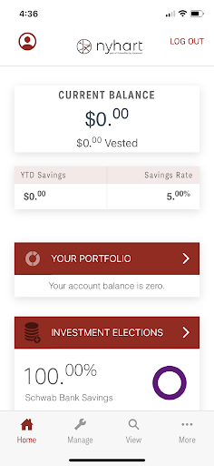 Nyhart 401(k) Screen 2