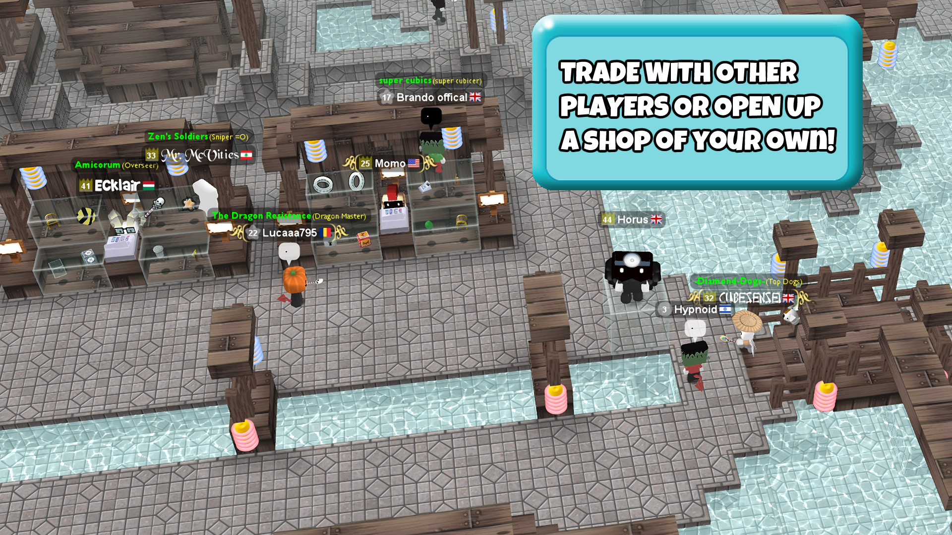 Android application Cubic Castles: Sandbox World Building MMO screenshort