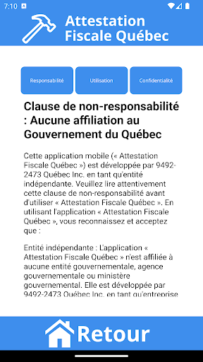 Attestation Fiscale Québec Screen 2