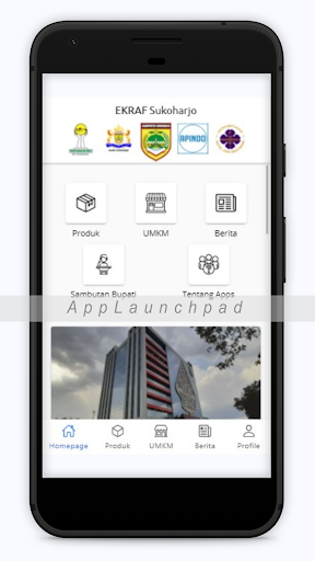 Android application EKRAF Sukoharjo screenshort