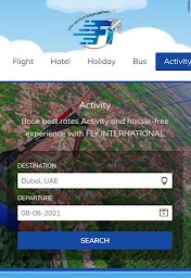 FLY INTERNATIONAL Book: Flight, Hotel, Bus, Train