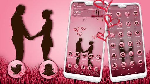 Android application Valentine Couple Theme screenshort