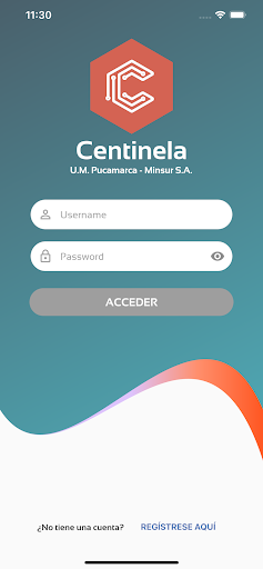 Android application CentinelaApp PM screenshort