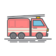 Weekly Fire Truck  Icon