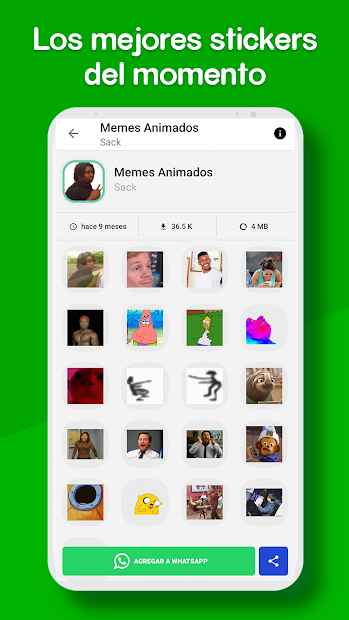Screenshot 4 Stickers para Whatsapp 2022 android
