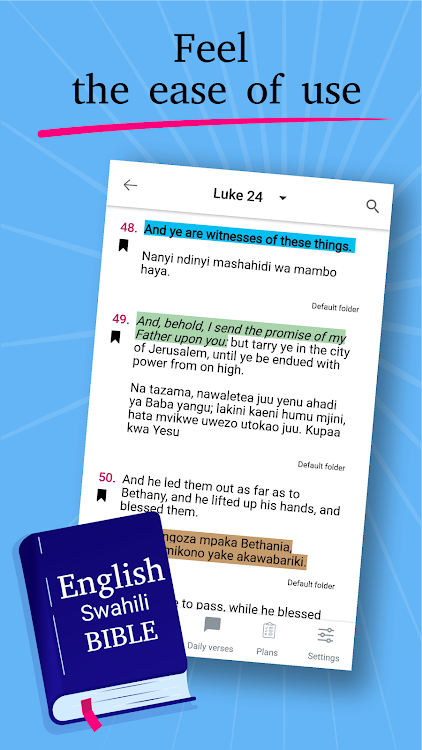 English Swahili Bible Takatifu - 1.0.2 - (Android)