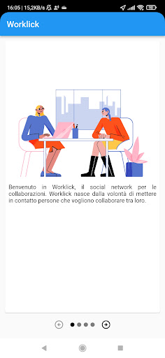 Android application Worklick screenshort