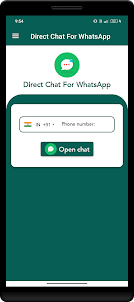 Direct Chat For WhatsApp