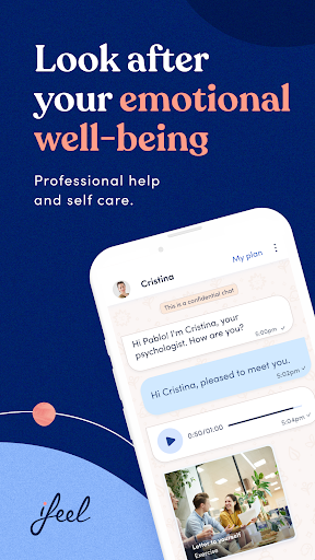 Screenshot of Online therapy, emotional help
