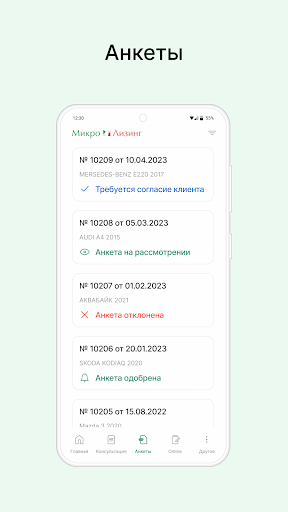 Микро Лизинг Screen 3