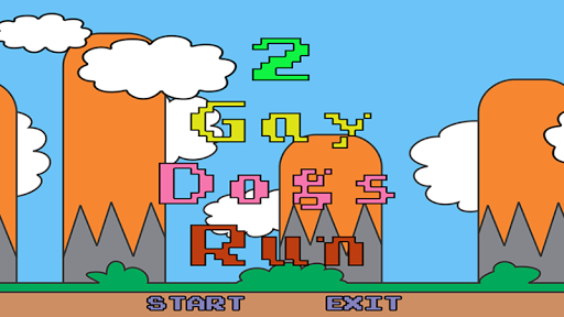 Android application 2 Gay Dogs Run screenshort