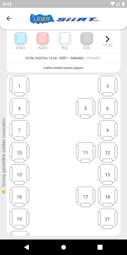 Lider Siirt Seyahat Screen 3