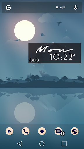 Colored Rain for KWGT