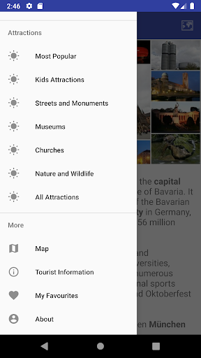 Munich City Guide Screen 3