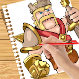 How to Draw: Clash of Clans icon