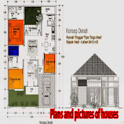 Plans and pictures of houses