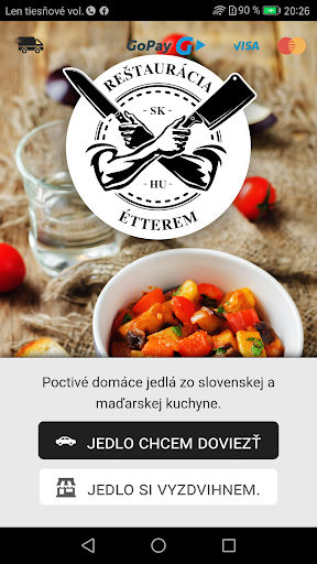 Android application Reštaurácia SK HU Étterem screenshort