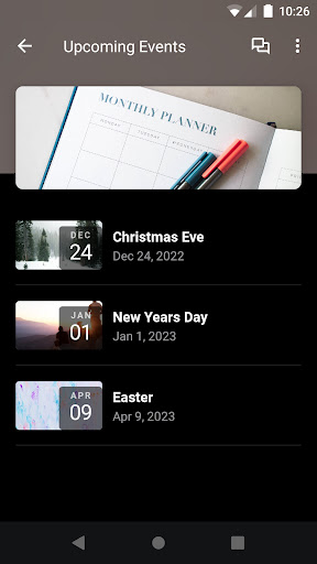 myCCF Screen 3