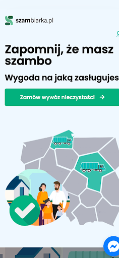 Android application Szambiarka screenshort