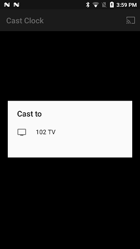 Cast Clock Screen 2