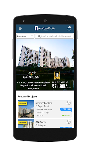 RoofandFloor Property Search Screenshot 1 - AppWisp.com