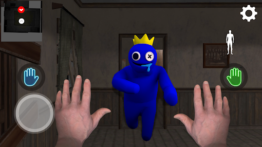 Blue Monster Scary Horror