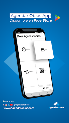Android application Agendar Obras screenshort