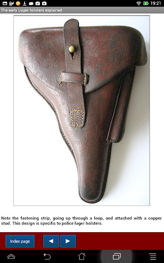 Luger pistol accessories